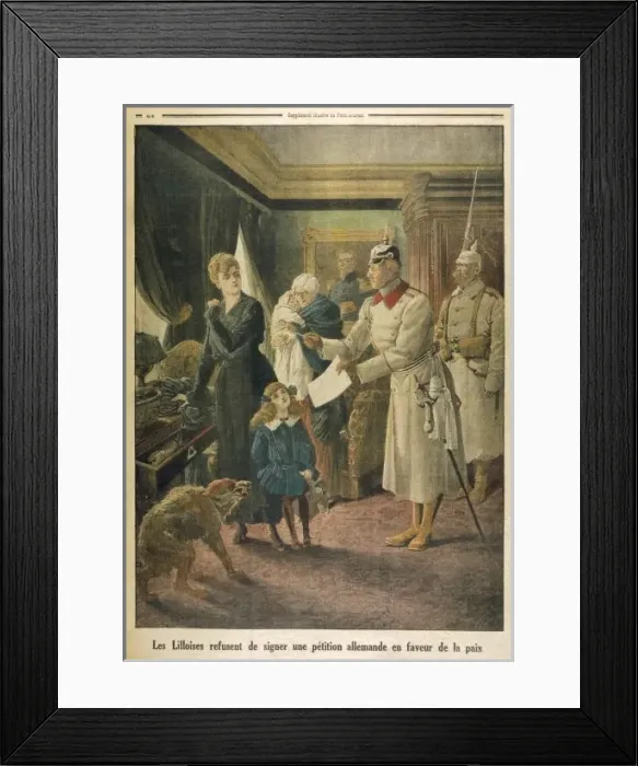 Framed Print : Wwi / Occupied Lille Framed Print : Wwi / Occupied Lille