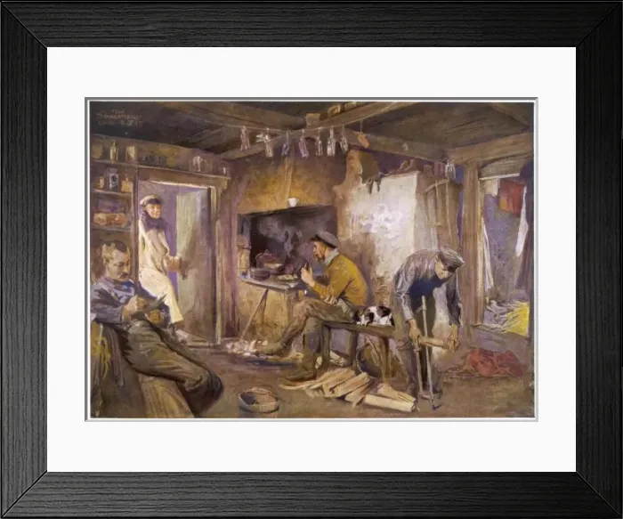 Framed Print : Wwi / Germans / Farmhouse Framed Print : Wwi / Germans / Farmhouse