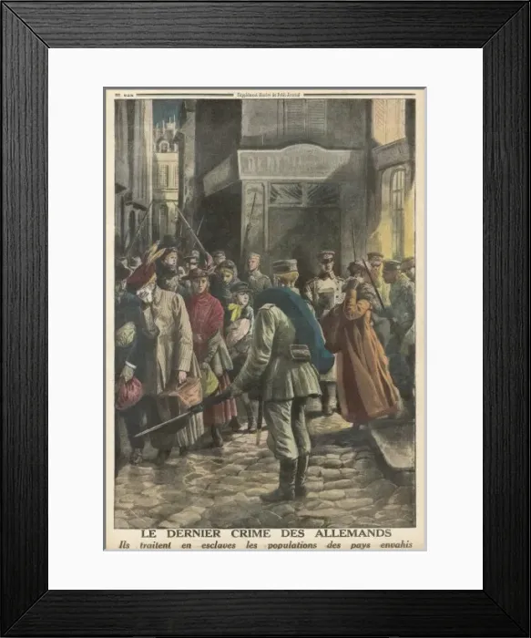 Framed Print : Wwi / French Leave Home Framed Print : Wwi / French Leave Home