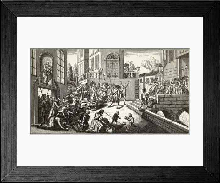Framed Print : Massacre in Paris Framed Print : Massacre in Paris