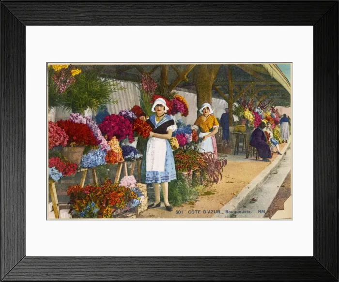 Framed Print : Cote D azur / Flowers Framed Print : Cote D azur / Flowers
