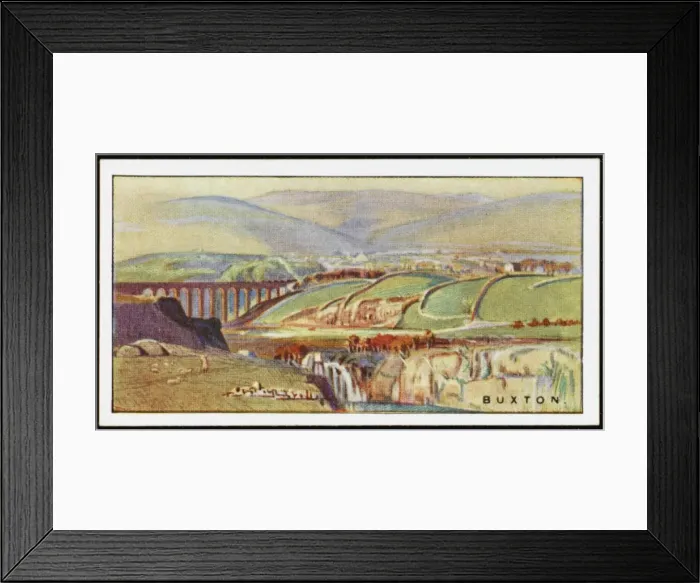 Framed Print : Buxton / Cig Card / 1920S Framed Print : Buxton / Cig Card / 1920S