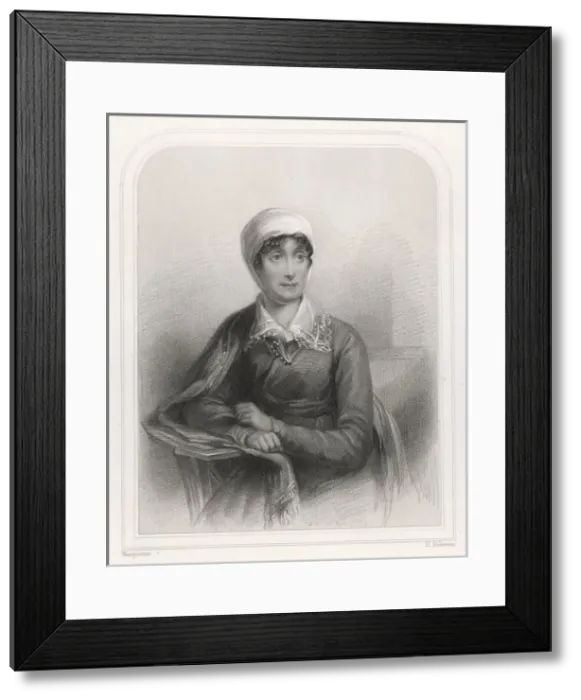 Framed Print : Joanna Baillie (Masq. ) Framed Print : Joanna Baillie (Masq. )