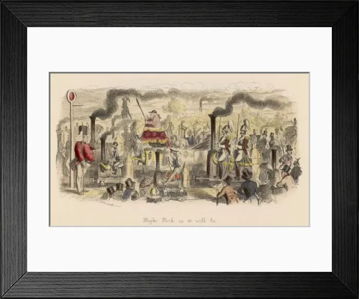 Framed Print : Steam in Hyde Park Framed Print : Steam in Hyde Park