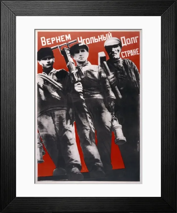 Framed Print : Poster; Coal Debt Framed Print : Poster; Coal Debt