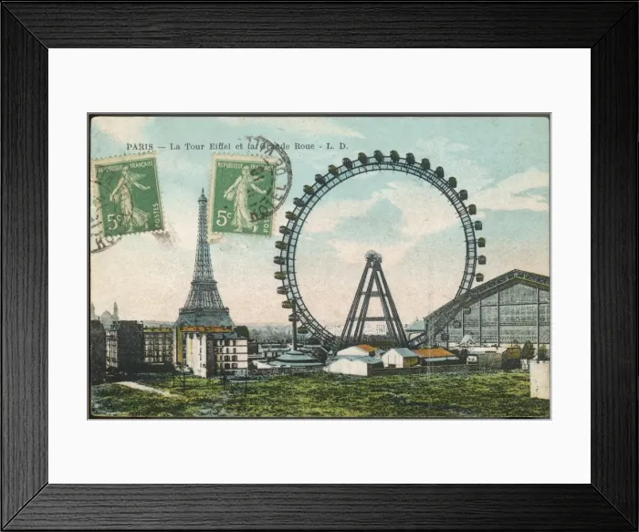 Framed Print : Paris Big Wheel
