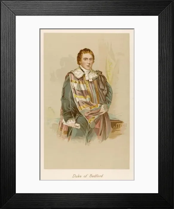 Framed Print : 5th Duke of Bedford Col Framed Print : 5th Duke of Bedford Col