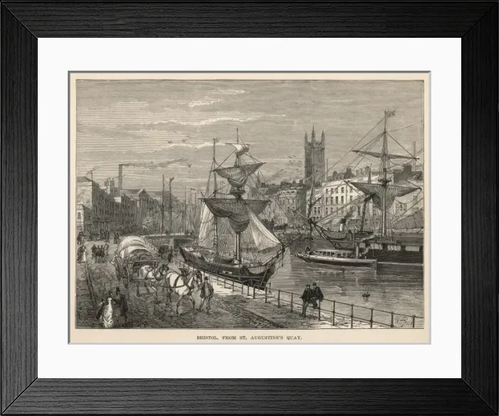 Framed Print : Bristol / St Augustines Q Framed Print : Bristol / St Augustines Q