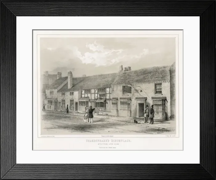 Framed Print : Shakespeare / Birthplace Framed Print : Shakespeare / Birthplace
