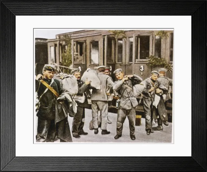 Framed Print : Wwi / Germans Return Home Framed Print : Wwi / Germans Return Home