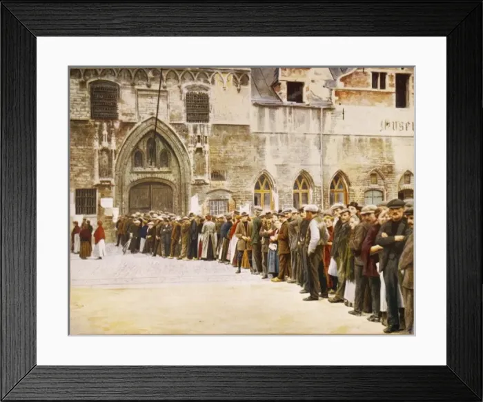 Framed Print : Wwi / Belgian Refugees Framed Print : Wwi / Belgian Refugees