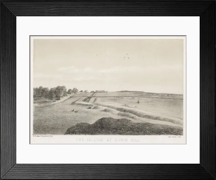 Framed Print : Vallum at down Hill Framed Print : Vallum at down Hill