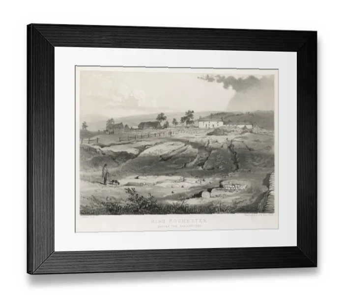 Framed Print : High Rochester Fort Framed Print : High Rochester Fort