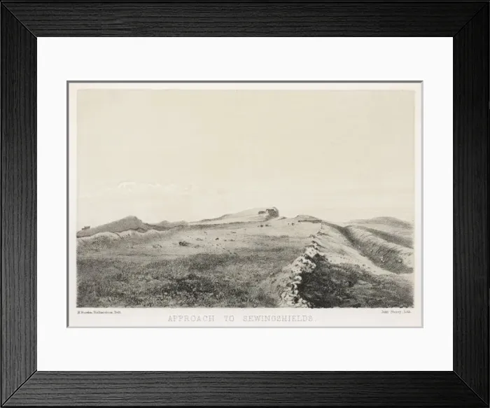 Framed Print : Hadrians W / Sewingshields Framed Print : Hadrians W / Sewingshields