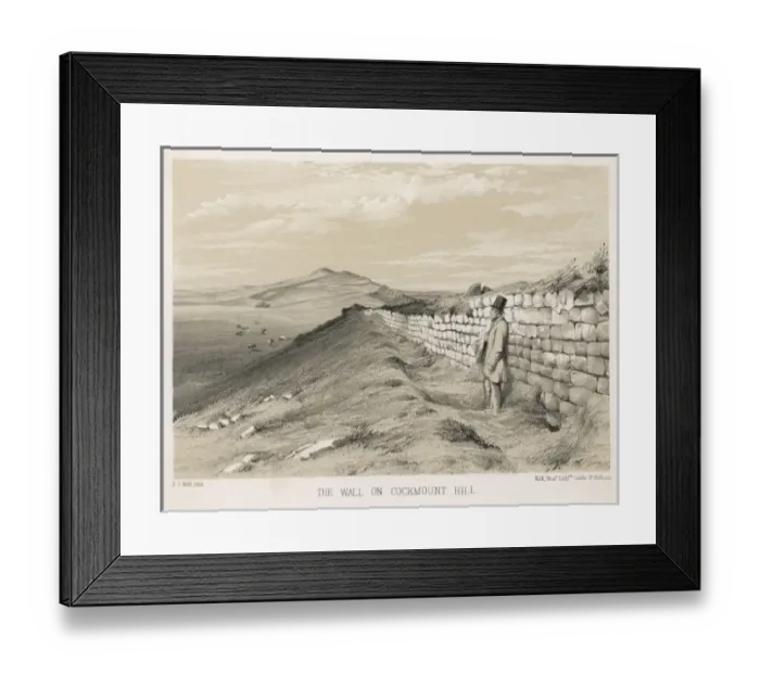 Framed Print : Hs Wall-Cockmount Hill Framed Print : Hs Wall-Cockmount Hill