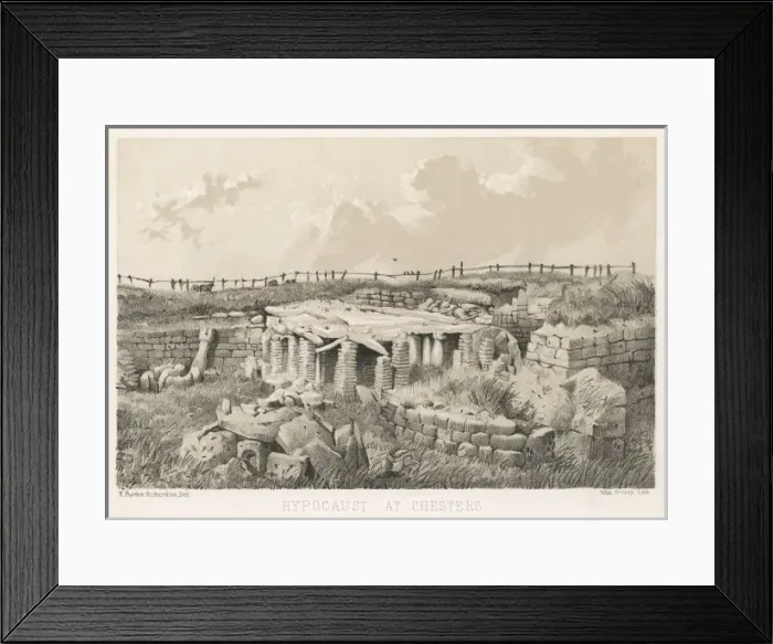Framed Print : Hypocaust at Chesters Framed Print : Hypocaust at Chesters