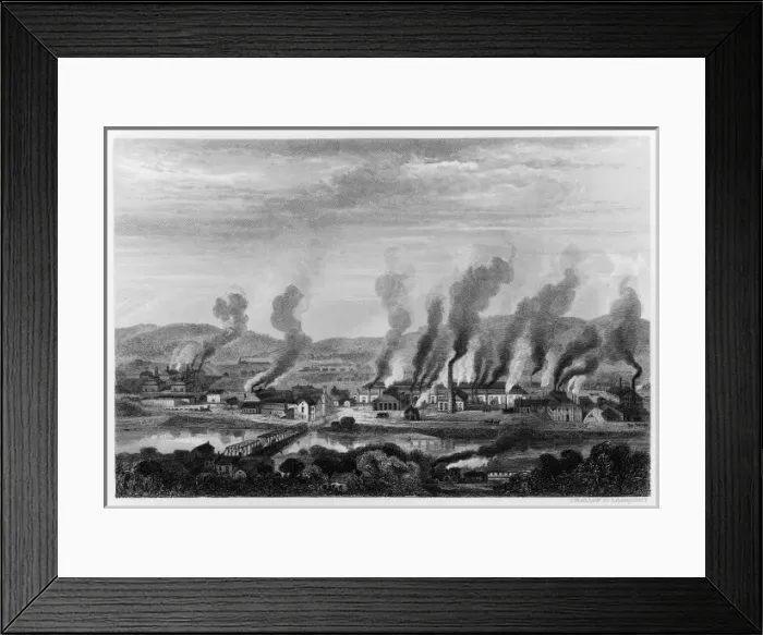 Framed Print : US / IRONWORKS / 1876 Framed Print : US / IRONWORKS / 1876
