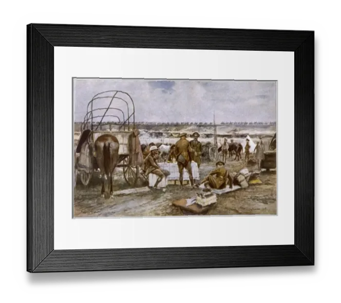 Framed Print : Wwi / Canadian Camp Framed Print : Wwi / Canadian Camp