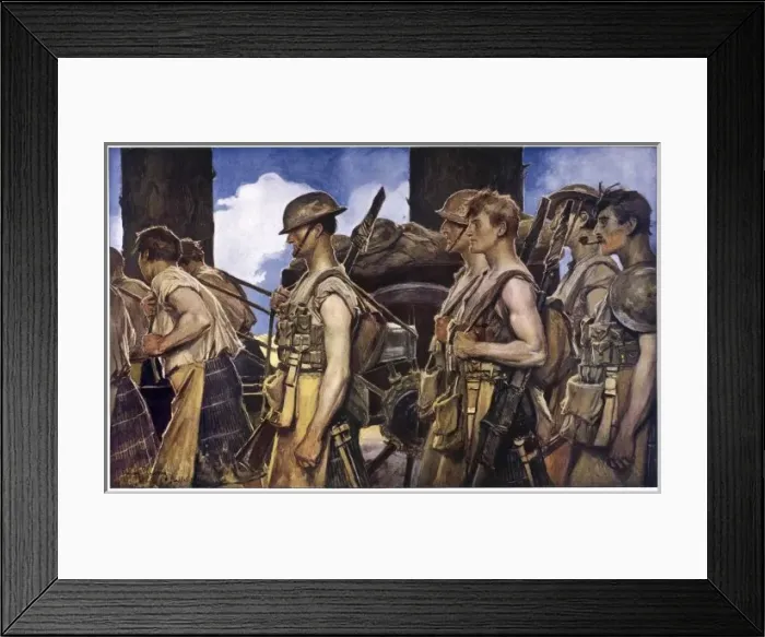 Framed Print : Wwi / Scottish Troops Framed Print : Wwi / Scottish Troops