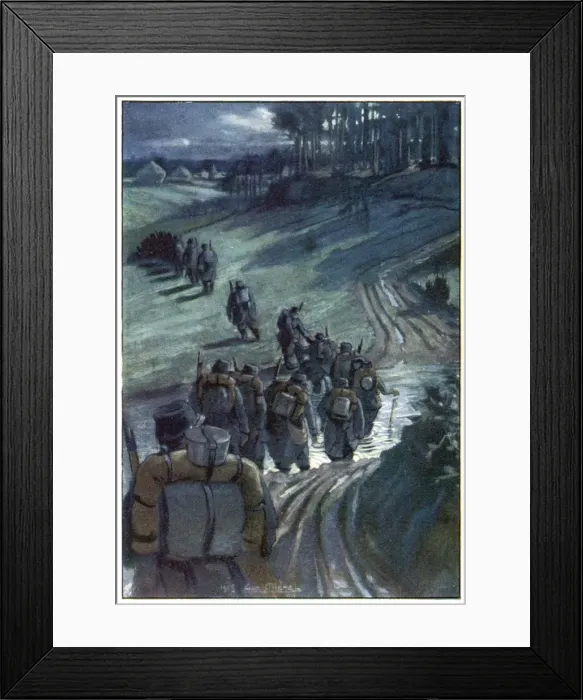 Framed Print : Wwi / To the Front Line Framed Print : Wwi / To the Front Line