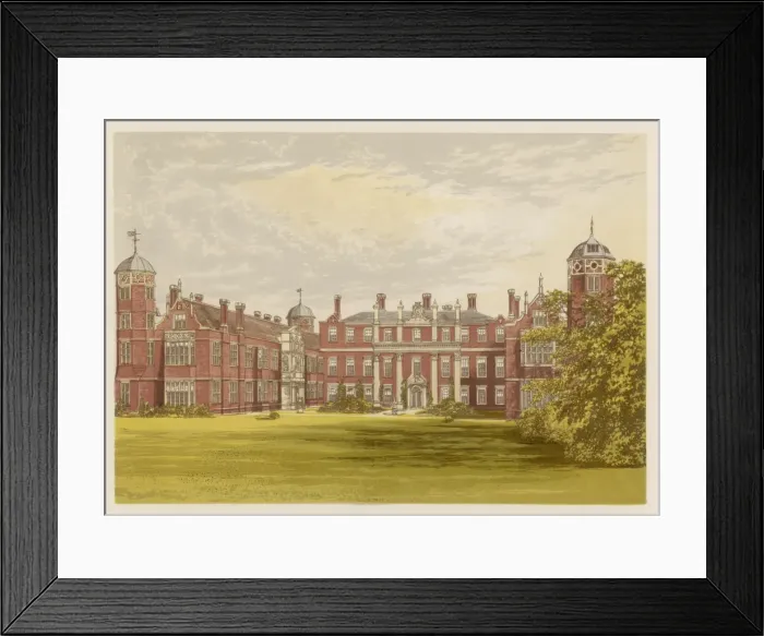 Framed Print : Cobham Hall / Kent / 1879 Framed Print : Cobham Hall / Kent / 1879