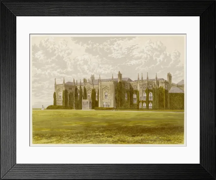 Framed Print : Combermere Abbey / Cheshir Framed Print : Combermere Abbey / Cheshir