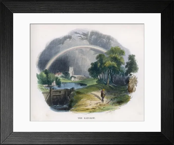 Framed Print : Rainbow / J. W. Whimper Framed Print : Rainbow / J. W. Whimper