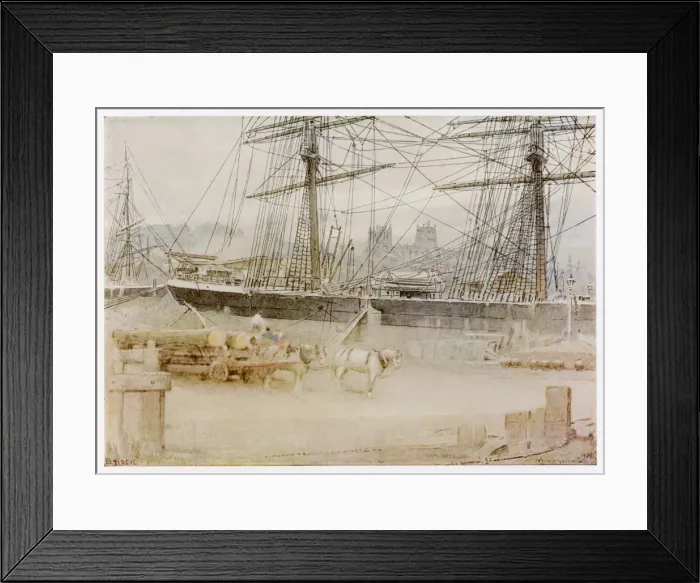 Framed Print : Bristol / Harbour / 1903 Framed Print : Bristol / Harbour / 1903