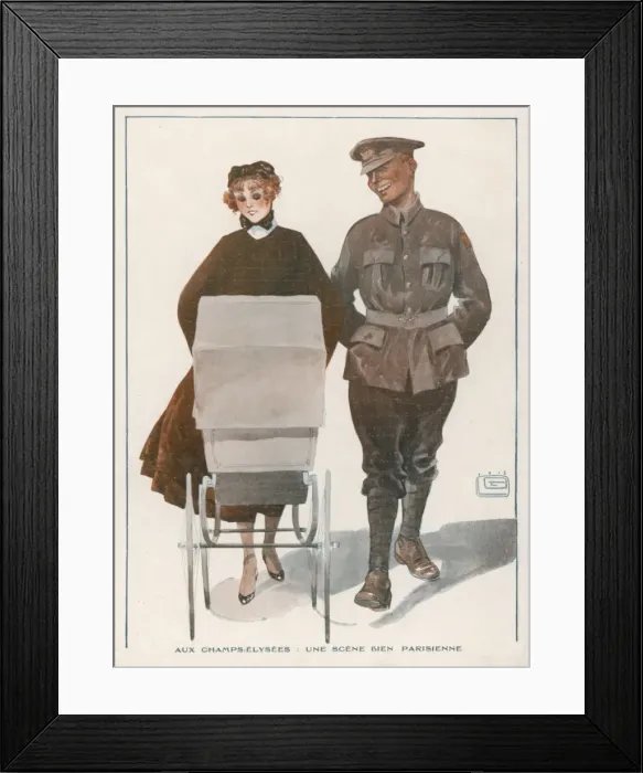 Framed Print : Ww1 / Entente Cordiale Framed Print : Ww1 / Entente Cordiale