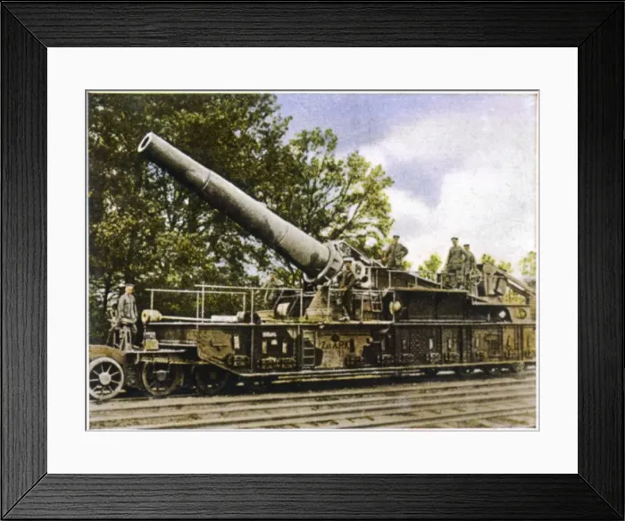 Framed Print : Ww1 / German Artillery Framed Print : Ww1 / German Artillery