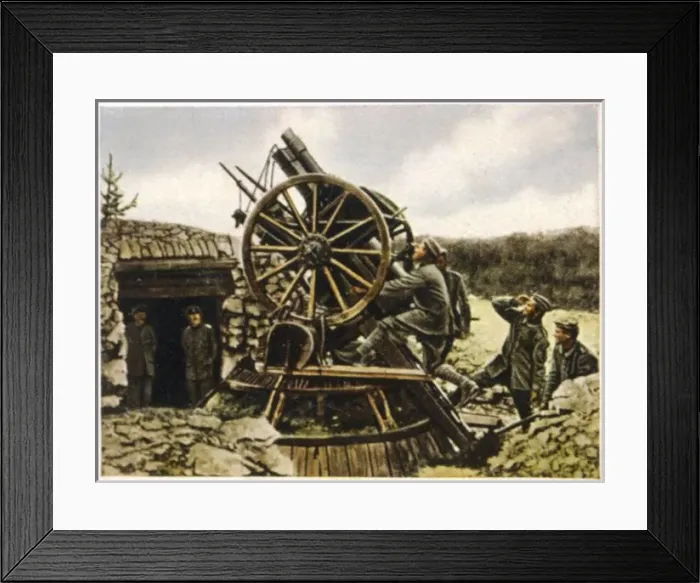 Framed Print : Ww1 / German Anti-Aircraft Framed Print : Ww1 / German Anti-Aircraft