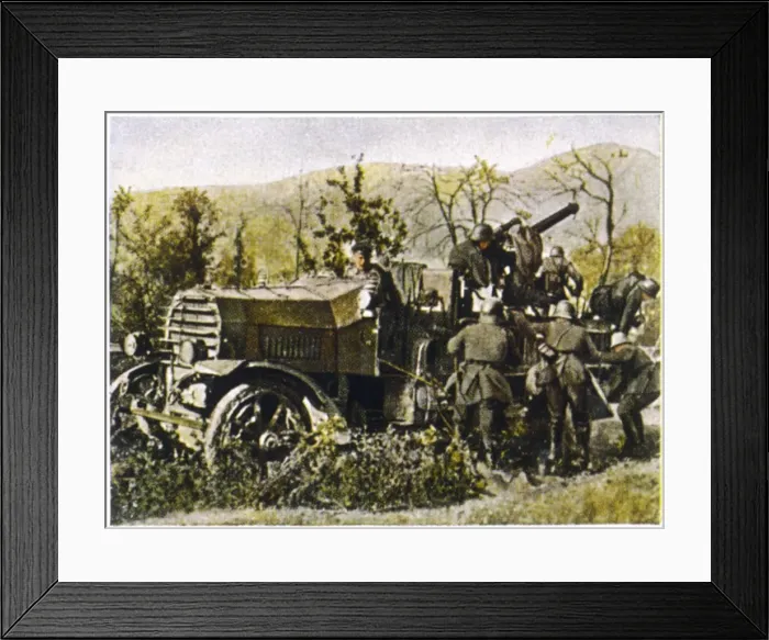 Framed Print : Ww1 / German Anti-Aircraft Framed Print : Ww1 / German Anti-Aircraft