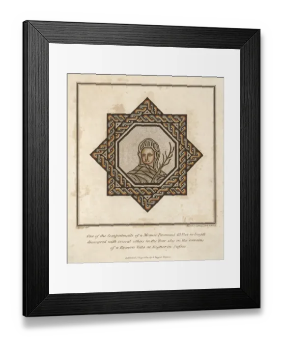 Framed Print : Mosaic Pavement Framed Print : Mosaic Pavement