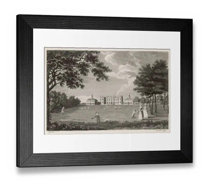 Framed Print : Ditchley / Oxon 1786 Framed Print : Ditchley / Oxon 1786
