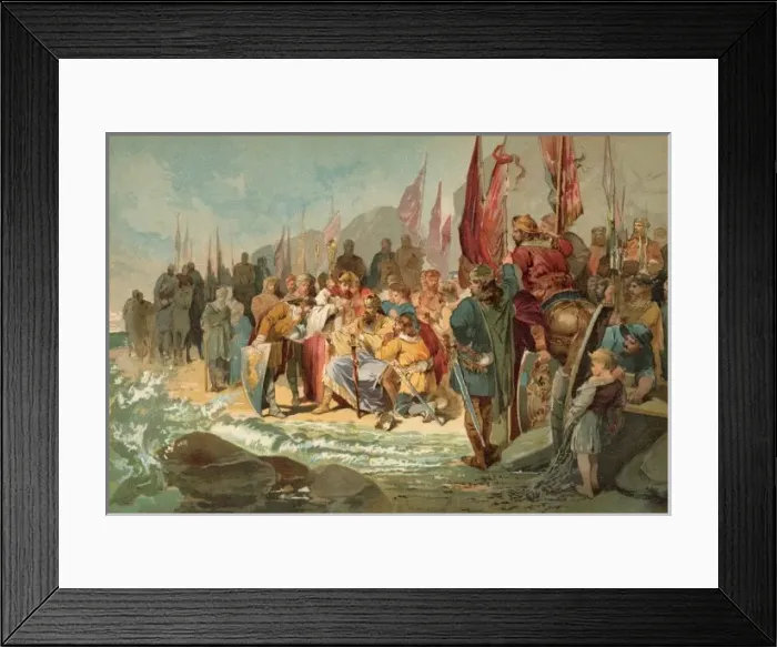 Framed Print : Canute / Orders Waves Framed Print : Canute / Orders Waves