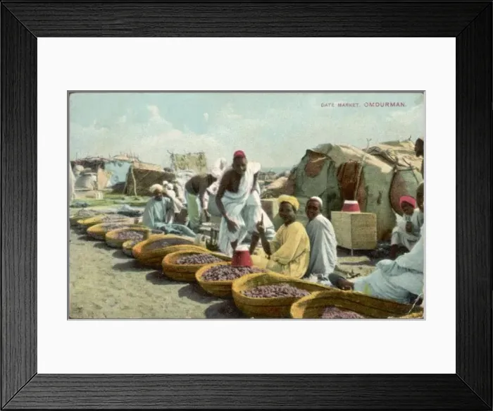 Framed Print : Date Market / Sudan / Africa Framed Print : Date Market / Sudan / Africa