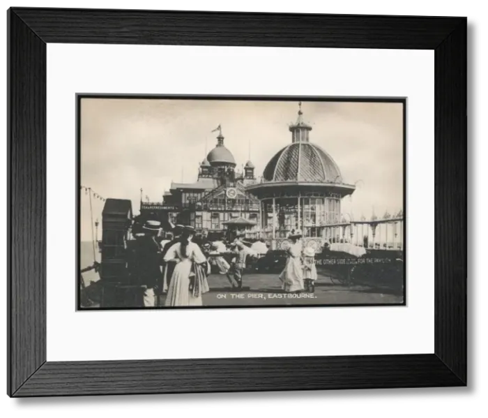 Framed Print : Eastbourne / Pier 1910 Framed Print : Eastbourne / Pier 1910