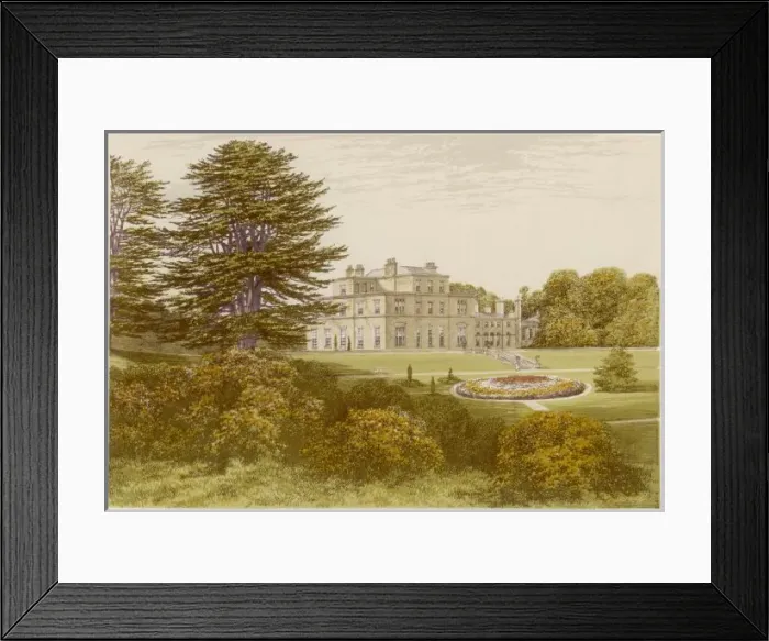 Framed Print : Eden Hall / Cumbria / 1879 Framed Print : Eden Hall / Cumbria / 1879
