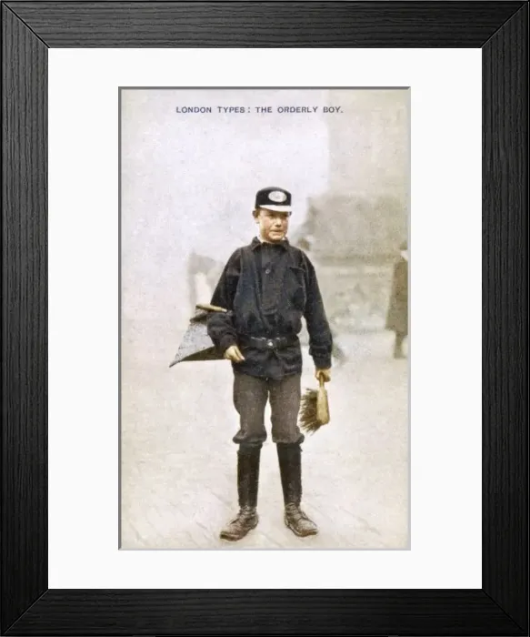 Framed Print : Orderly Boy Framed Print : Orderly Boy