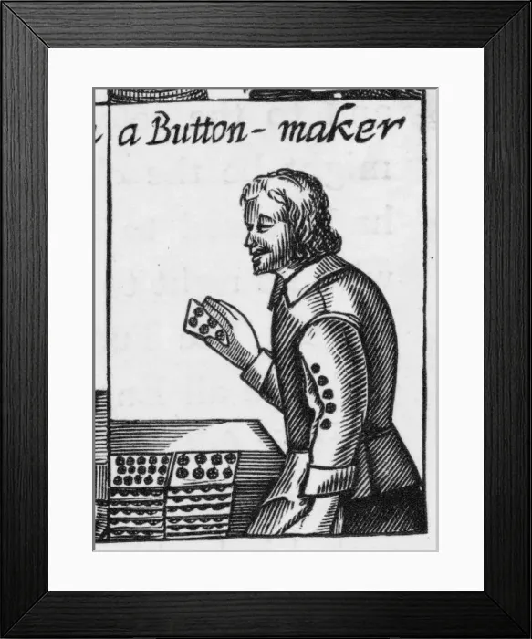 Framed Print : Broadside / Button Maker Framed Print : Broadside / Button Maker