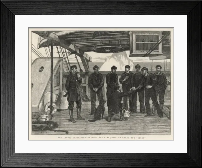 Framed Print : Prevention of Scurvy Framed Print : Prevention of Scurvy