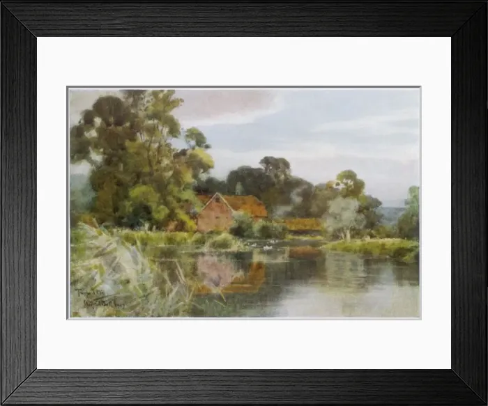 Framed Print : Hampshire / Twyford Mill Framed Print : Hampshire / Twyford Mill