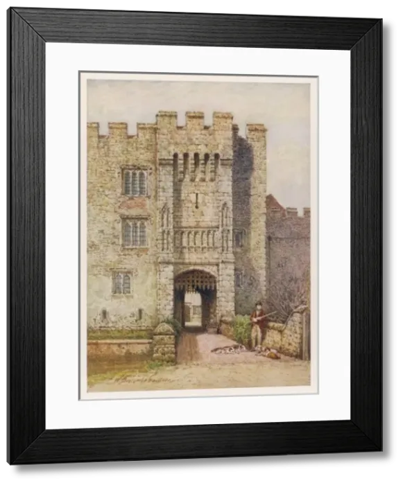 Framed Print : Hever Castle / Kent / 1907 Framed Print : Hever Castle / Kent / 1907