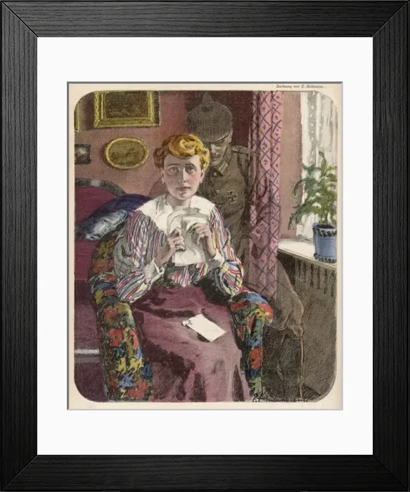 Framed Print : Wwi / News from the Front Framed Print : Wwi / News from the Front