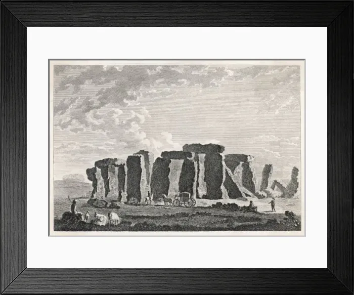 Framed Print : Stonehenge in 18th Cent Framed Print : Stonehenge in 18th Cent