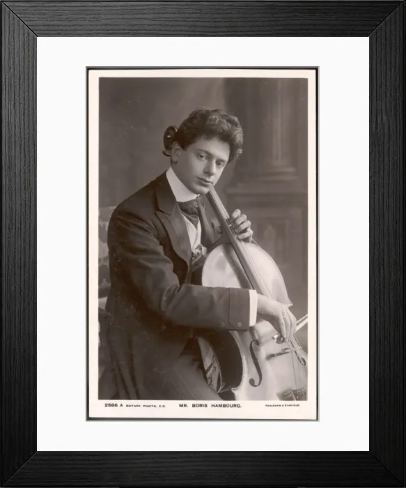 Framed Print : Boris Hambourg / Cellist Framed Print : Boris Hambourg / Cellist