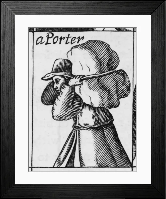 Framed Print : Porter. 1647 / Broadside Framed Print : Porter. 1647 / Broadside