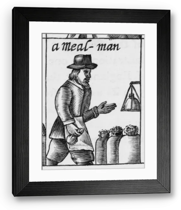Framed Print : Meal-Man / 1647 / Broadside Framed Print : Meal-Man / 1647 / Broadside