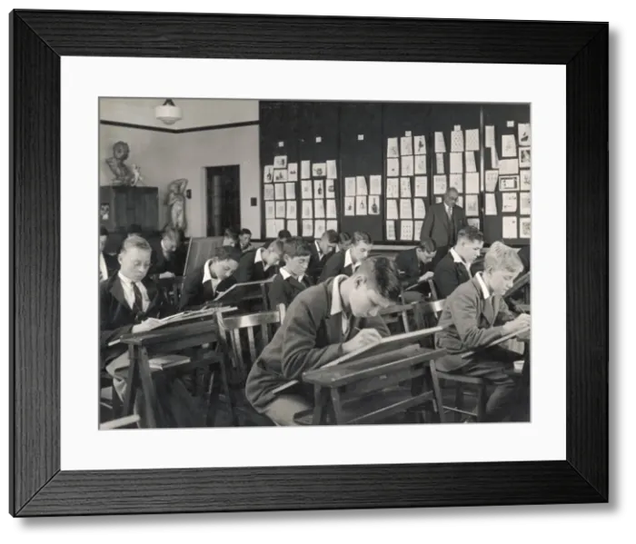 Framed Print : School Art Class Framed Print : School Art Class