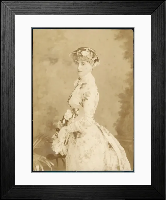Framed Print : Mrs Marian / Downey Framed Print : Mrs Marian / Downey